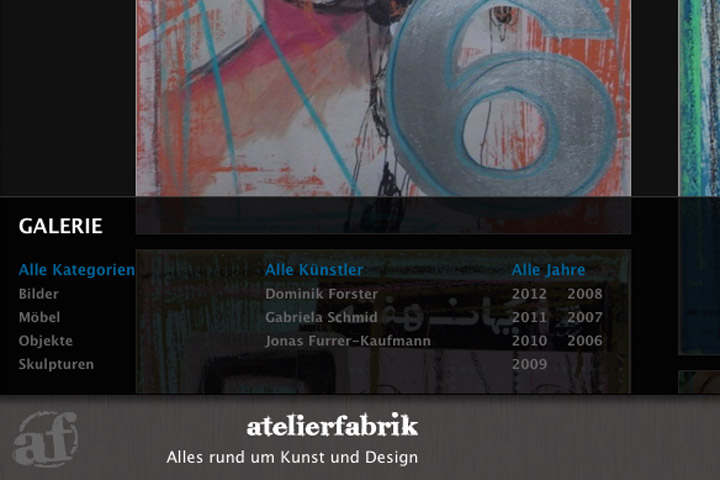 Bild 3 vom Atelierfabrik Webseite