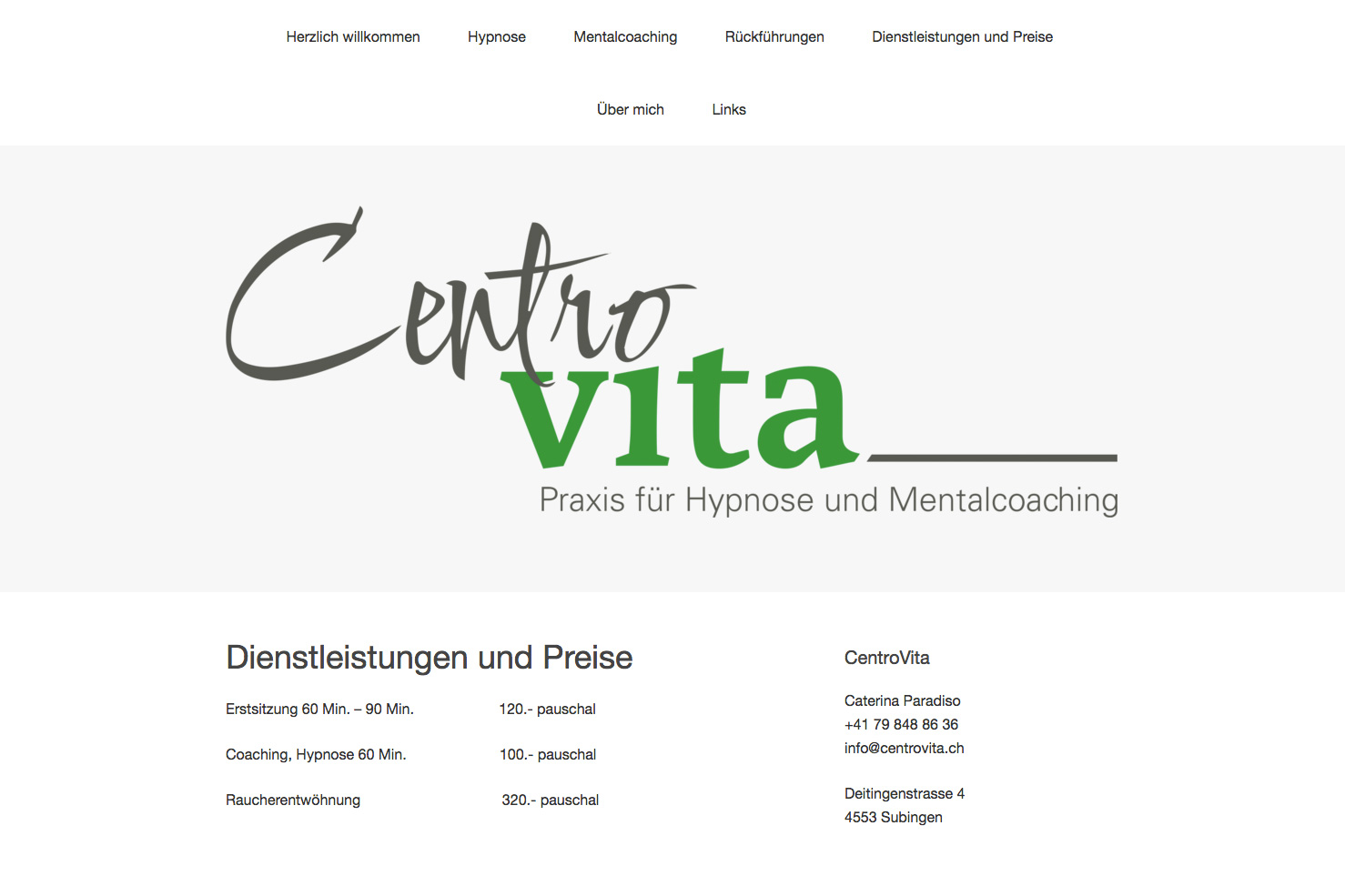 Bild 3 vom CentroVita Webseite