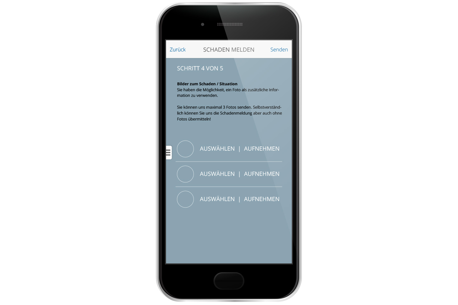Bild 4 vom KMU Versicherungsberatung Mobile App