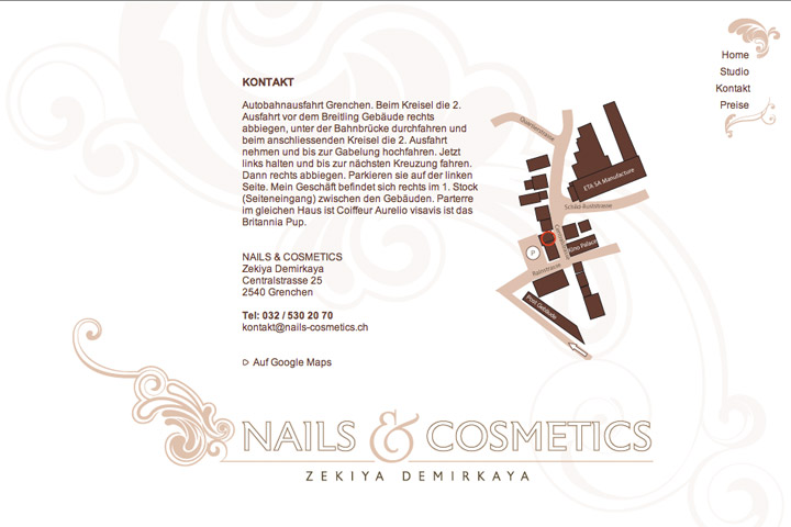 Bild 5 vom Nails & Cosmetics Webseite